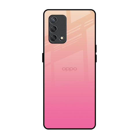 Pastel Pink Gradient Oppo F19s Glass Back Cover Online