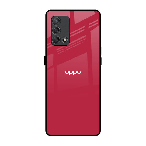 Solo Maroon Oppo F19s Glass Back Cover Online