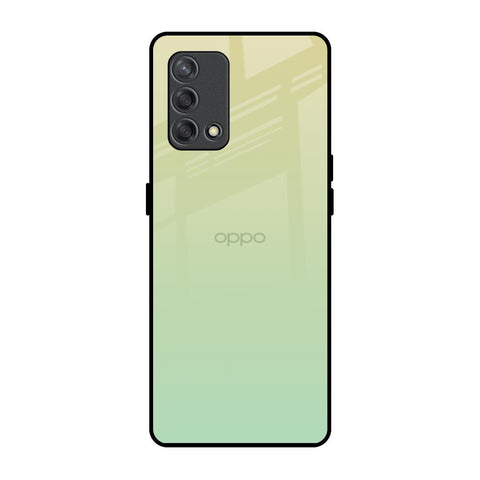 Mint Green Gradient Oppo F19s Glass Back Cover Online