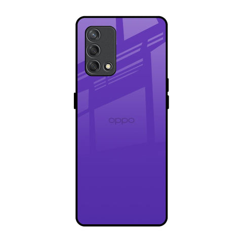 Amethyst Purple Oppo F19s Glass Back Cover Online