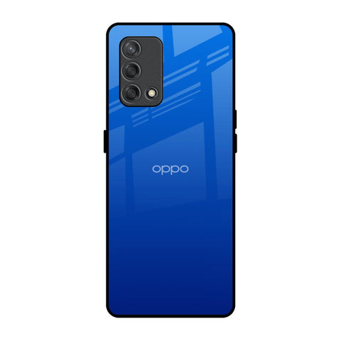 Egyptian Blue Oppo F19s Glass Back Cover Online