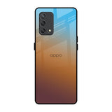 Rich Brown Oppo F19s Glass Back Cover Online