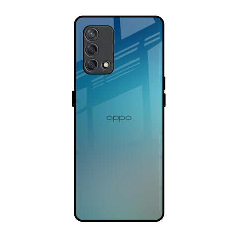 Sea Theme Gradient Oppo F19s Glass Back Cover Online
