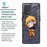 Orange Chubby Glass Case for Oppo F19s