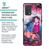 Radha Krishna Art Glass Case for Oppo F19s