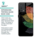 Colorful Leaves Glass Case for Oppo F19s
