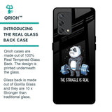 Real Struggle Glass Case for Oppo F19s