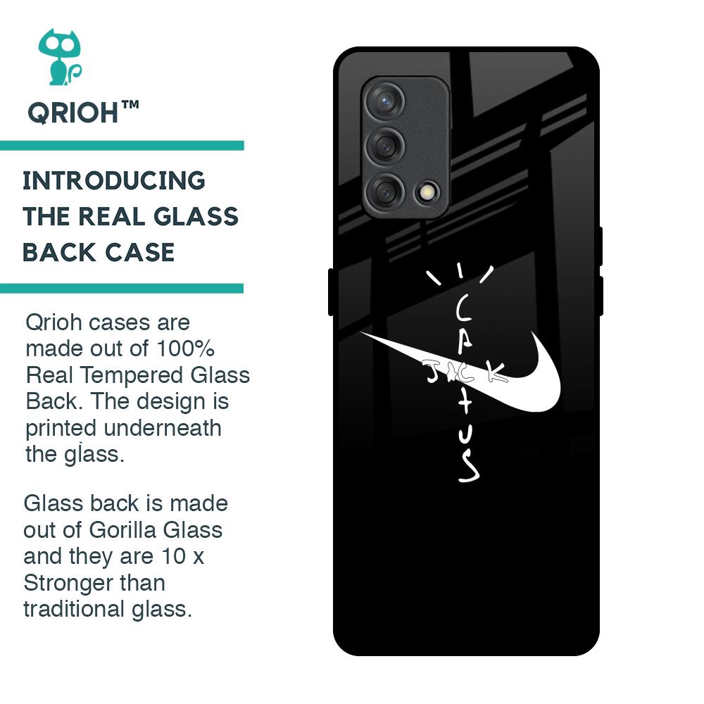 Jack Cactus Glass Case for Oppo F19s