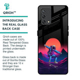 Retro Astronaut Glass Case for Oppo F19s