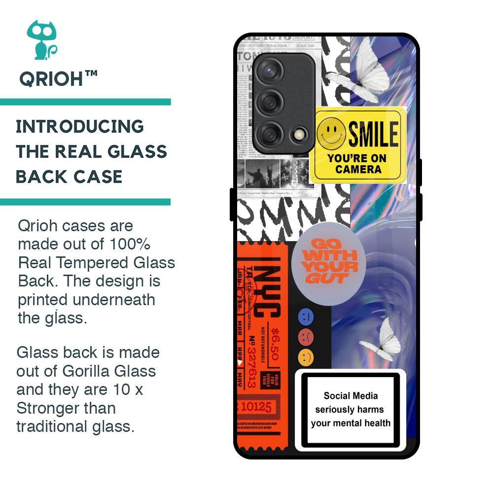 Smile for Camera Glass Case for Oppo F19s