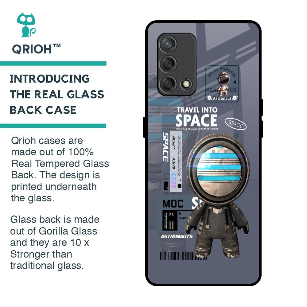 Space Travel Glass Case for Oppo F19s