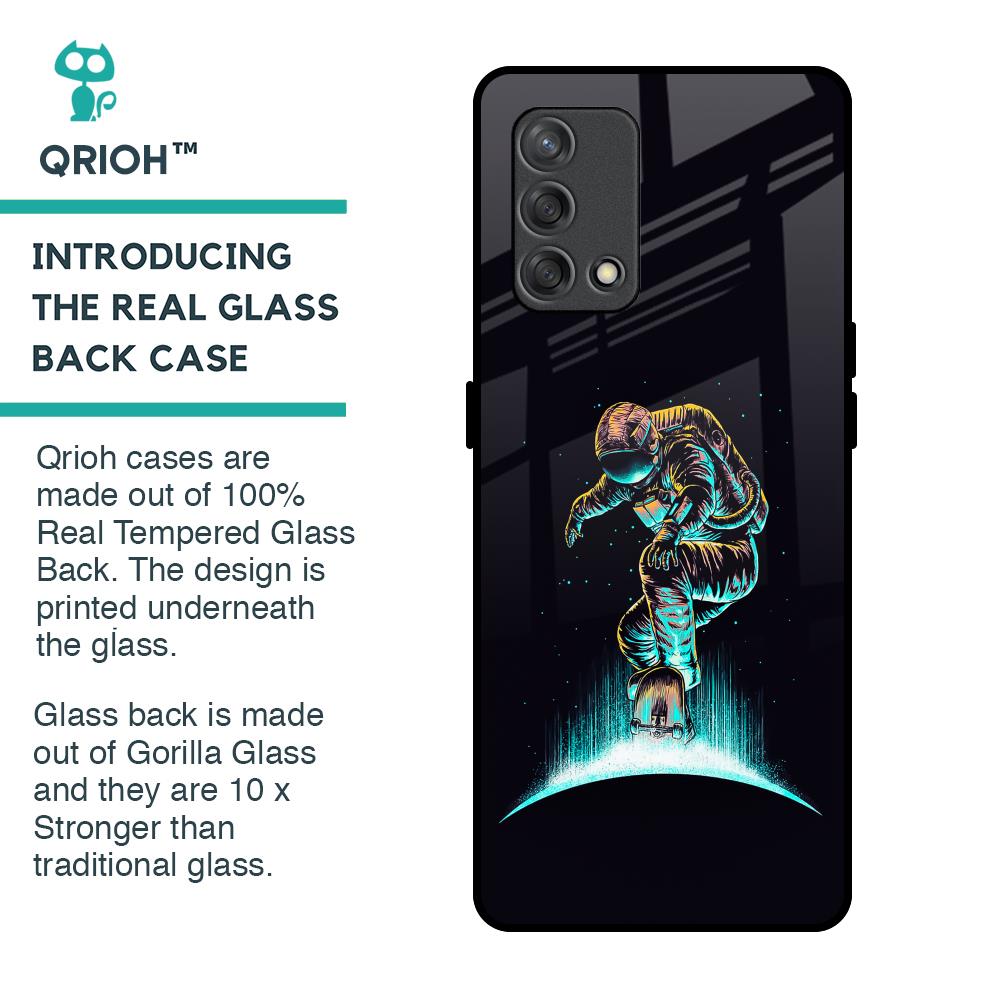 Star Ride Glass Case for Oppo F19s
