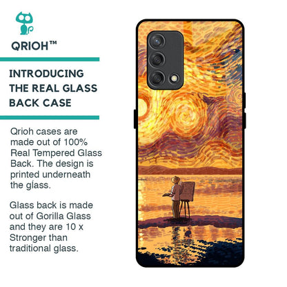 Sunset Vincent Glass Case for Oppo F19s
