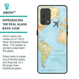 Travel Map Glass Case for Oppo F19s