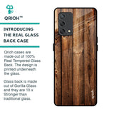 Timber Printed Glass Case for Oppo F19s