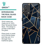 Abstract Tiles Glass Case for Oppo F19s