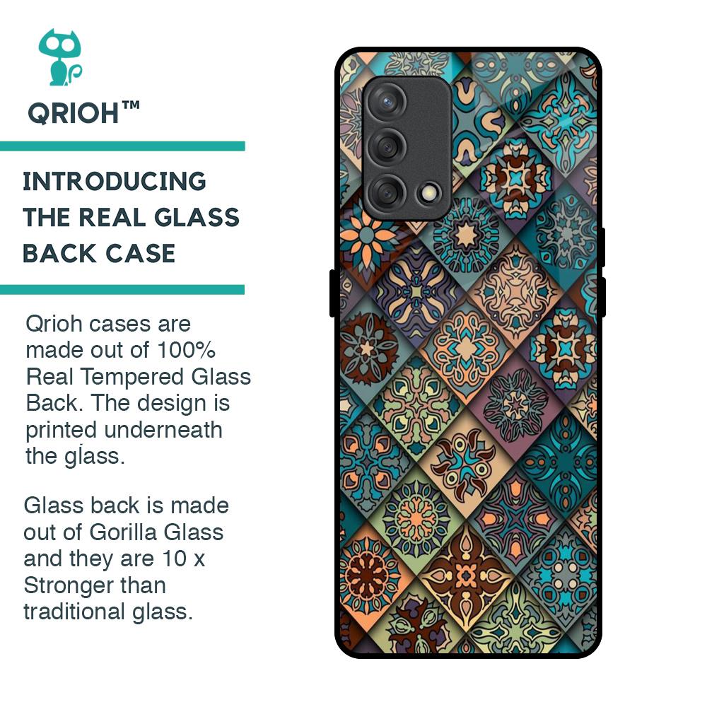 Retro Art Glass Case for Oppo F19s