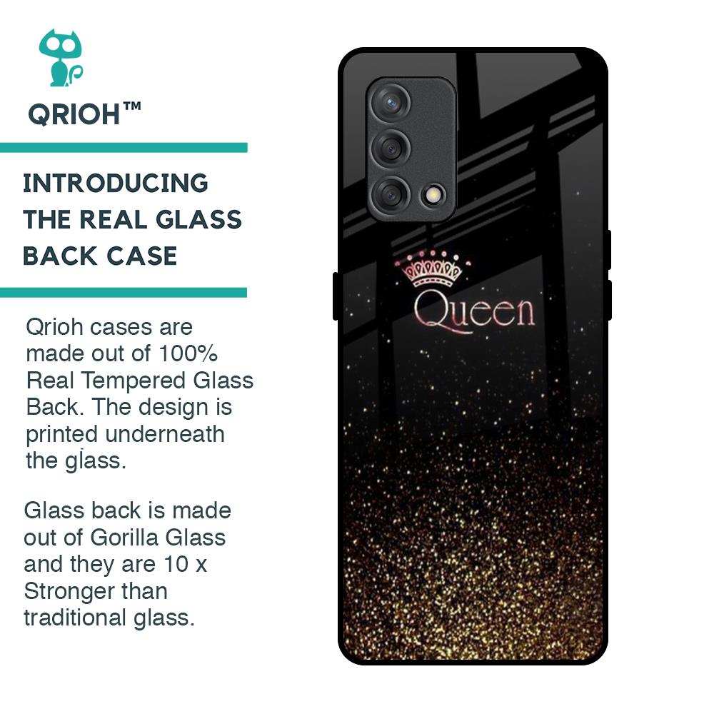 I Am The Queen Glass Case for Oppo F19s