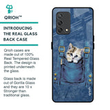 Kitty In Pocket Glass Case For Oppo F19s