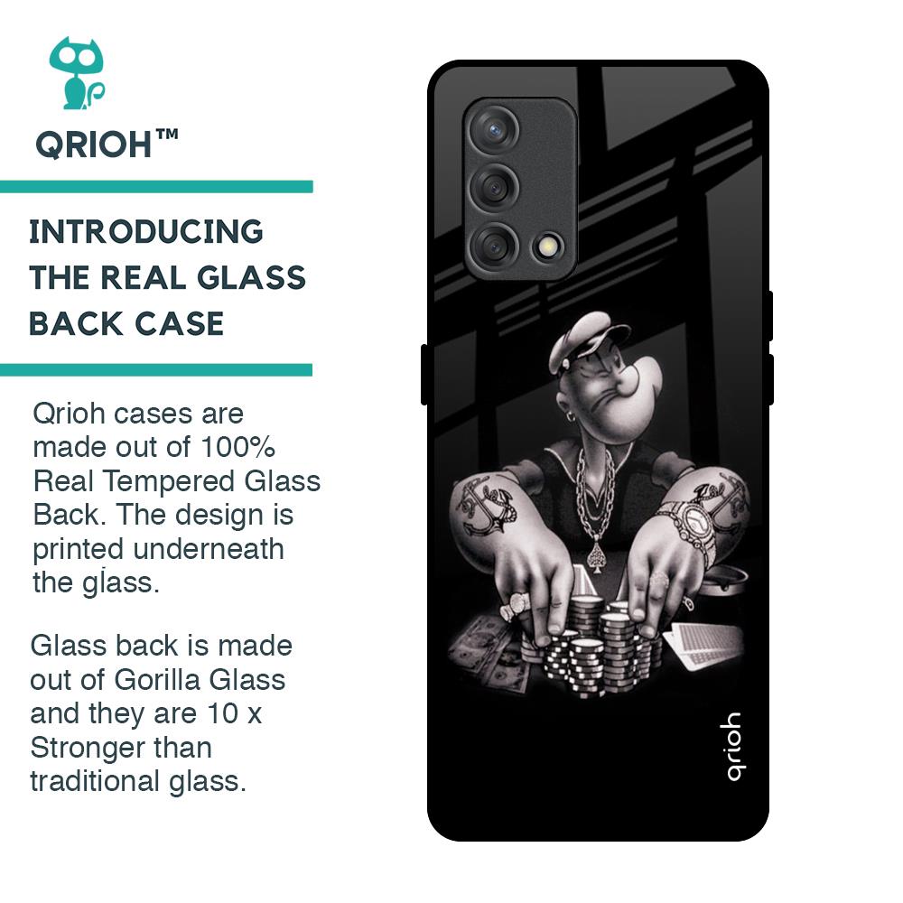 Gambling Problem Glass Case For Oppo F19s
