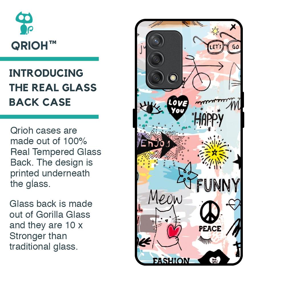 Just For You Glass Case For Oppo F19s