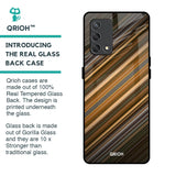 Diagonal Slash Pattern Glass Case for Oppo F19s