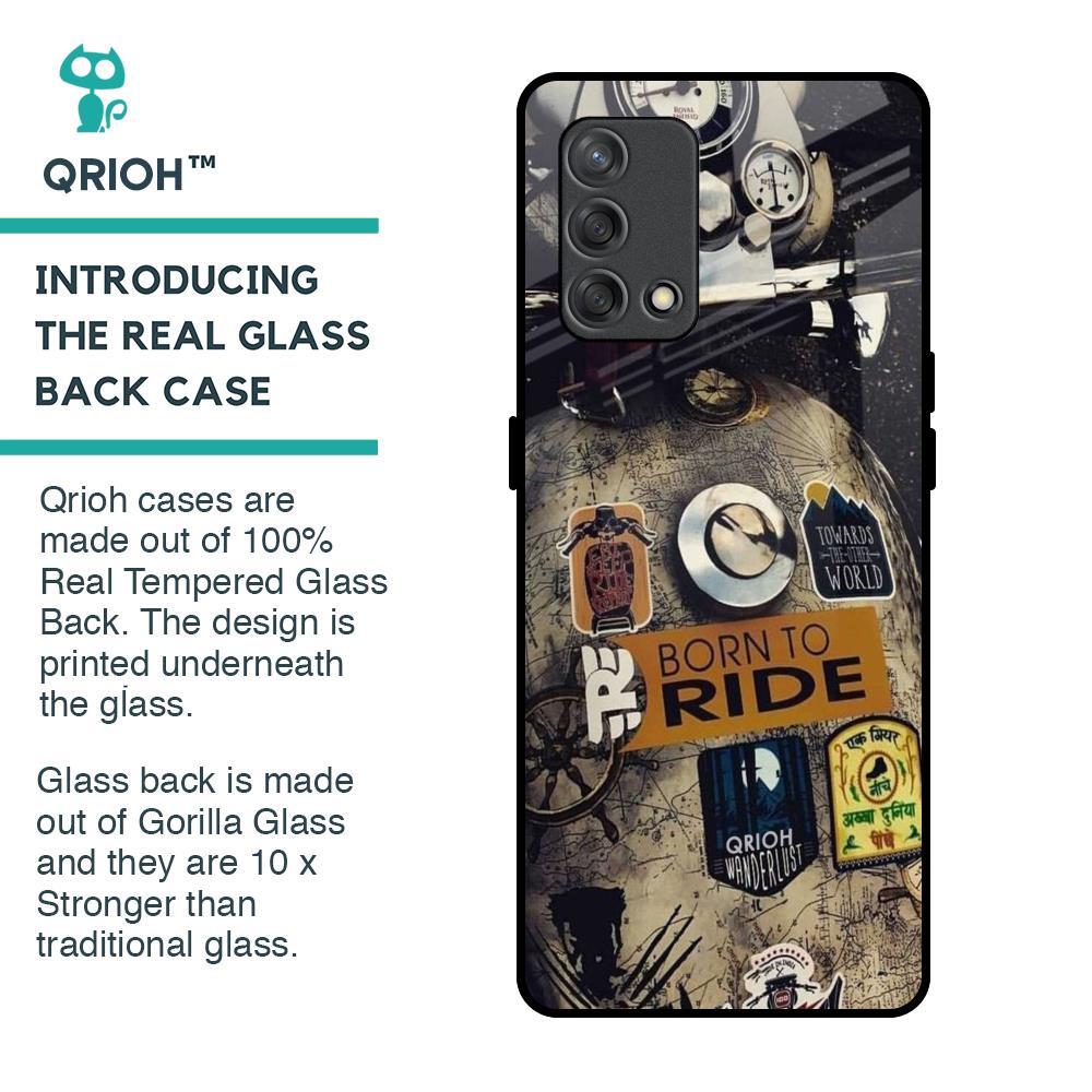 Ride Mode On Glass Case for Oppo F19s