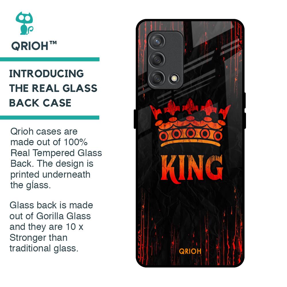 Royal King Glass Case for Oppo F19s
