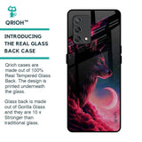 Moon Wolf Glass Case for Oppo F19s