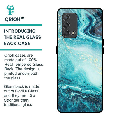 Sea Water Glass Case for Oppo F19s