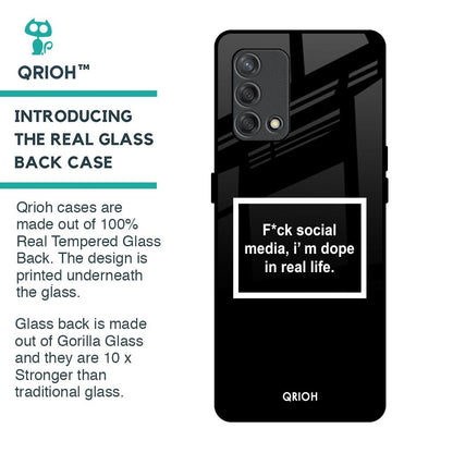 Dope In Life Glass Case for Oppo F19s