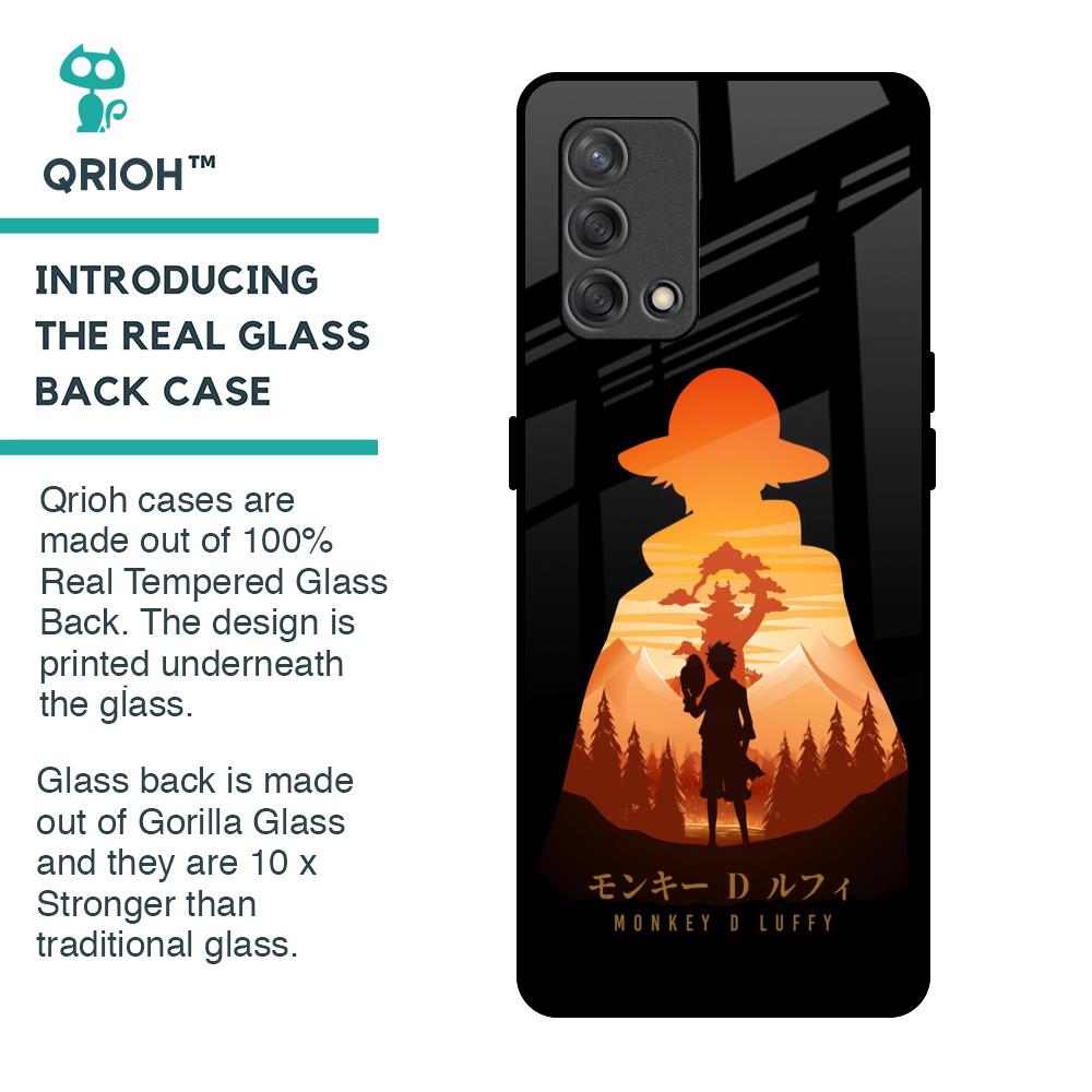 Luffy One Piece Glass Case for Oppo F19s
