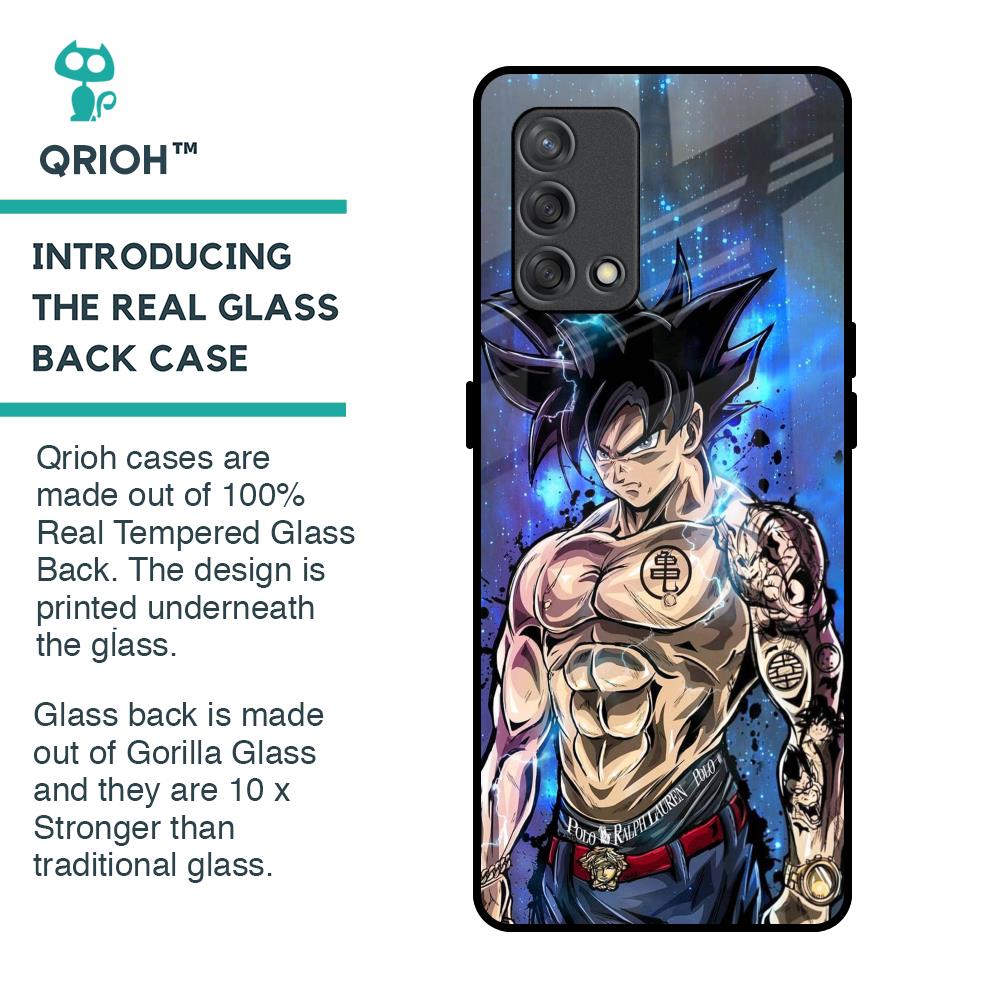 Branded Anime Glass Case for Oppo F19s