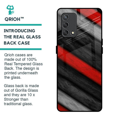 Soft Wooden Texture Glass Case for Oppo F19s