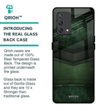 Green Leather Glass Case for Oppo F19s