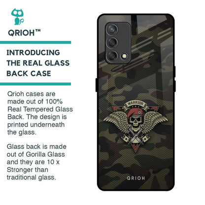Army Warrior Glass Case for Oppo F19s