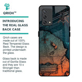 Geographical Map Glass Case for Oppo F19s