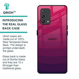 Wavy Pink Pattern Glass Case for Oppo F19s