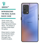 Blue Aura Glass Case for Oppo F19s