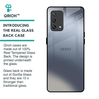 Space Grey Gradient Glass Case for Oppo F19s