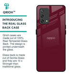 Classic Burgundy Glass Case for Oppo F19s