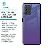 Indigo Pastel Glass Case For Oppo F19s