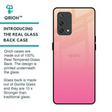 Pastel Pink Gradient Glass Case For Oppo F19s