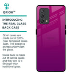 Magenta Gradient Glass Case For Oppo F19s