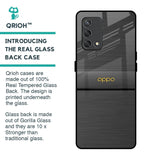 Grey Metallic Glass Case For Oppo F19s