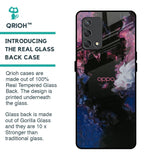 Smudge Brush Glass case for Oppo F19s