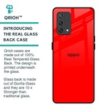 Blood Red Glass Case for Oppo F19s