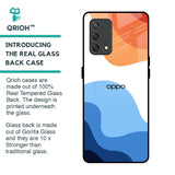 Wavy Color Pattern Glass Case for Oppo F19s