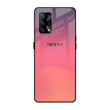 Sunset Orange Oppo F19s Glass Cases & Covers Online