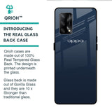 Overshadow Blue Glass Case For Oppo F19s